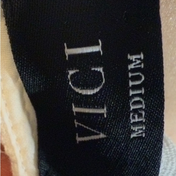 Vici White Floral Lace Midi Dress Size Medium - Picture 2 of 9